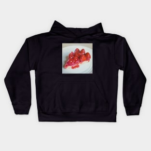 Strawberry Pie Painting Kids Hoodie